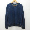 H■アメリカンイーグル/AMERICAN EAGLE インディゴ スウェットシャツ トレーナー【M】紺/MENS■60【中古】