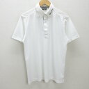 G■テーラーメイド/TaylorMade 半袖ポロシャツ/ゴルフウェア【O】白/men's/72【中古】■
