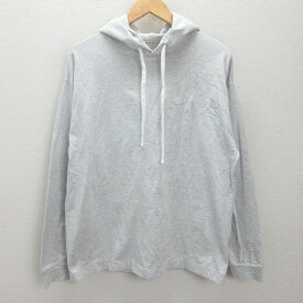 G■ユナイテッドアローズ/UNITED ARROWS B＆Y プルオーバーパーカー/コットン【L】灰/men's/13【中古】■