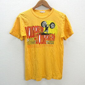 y■2004年 希少■24時間テレビ 大野君Tシャツ■黄色【メンズM】MENS/137【中古】