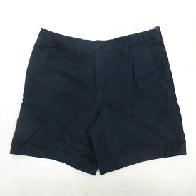 G■アバクロンビー&フィッチ/Abercrombie&Fitch ハーフパンツ/コットン【32】紺/men's/129【中古】■