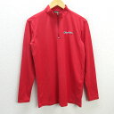 G■テイラーメイド/TaylorMade 長袖シャツ/ゴルフウェア【M】赤/men's/20【中古】■