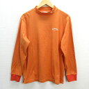 G■キャロウェイ/callaway GOLF モックネックシャツ/ゴルフウエア【L】オレンジ/men's/44【中古】■