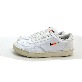 a■【23.5cm】ナイキ/NIKE CW1067 Court Vintage Premium レザースニーカー■白/LADIES/18【中古】