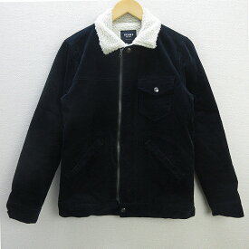 y■ビームス/BEAMS HEART裏ボア ジップブルゾンJKT■紺【メンズM】MENS/141【中古】