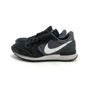 s■【23.5cm】ナイキ/NIKE インターナショナリスト 629684-012 スニーカー■黒/LADIES/13【中古】
