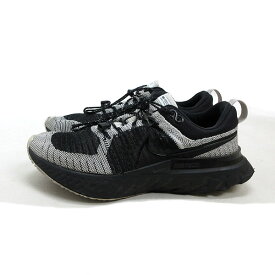 s■【25.5cm】ナイキ/NIKE React Infinity Run Flyknit DC6758 スニーカー■黒/MENS/19【中古】