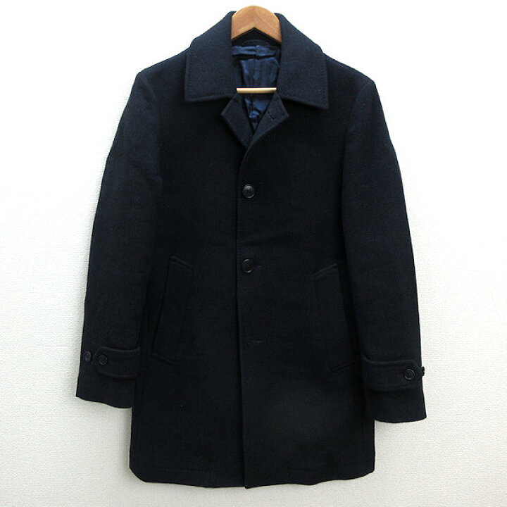 楽天市場】k□シップス/SHIPS ウールチェスターコート【M】紺/MENS 