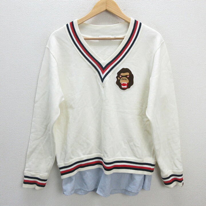 楽天市場】y□アベイシングエイプ/A BATHING APE Vネック ニット 