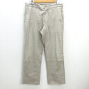 G■アディダス/adidas GOLF ストレッチ ロングパンツ【88】ベージュ/men's/147【中古】■