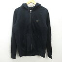H■デンハム/DENHAM フルジップパーカ スウェット【L】黒/MENS■11【中古】