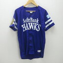 G■ソフトバンクホークス/Softbank HAWKS 応援ユニフォーム/グッズ【L】紫/men's/37【中古】■