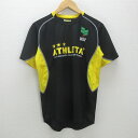 G■アスレタ/ATHLETA ドライTシャツ/フットサルウエア【M】黒/men's/3【中古】■
