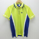 G■バタフライ/ButterFly 卓球ウェア/半袖ドライポロシャツ【O】黄/MENS/91【中古】■