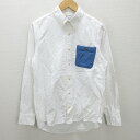 K■ビズヴィム/visvim 長袖BDオックスフォードアシャツ【1】白/MENS■13【中古】