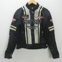 t■シンプソン/SIMPSON バイクジャケット/レーシングJKT■黒【メンズM】MENS/17【中古】