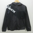 g■アスレタ/ATHLETA ナイロンジャケット/スポーツウェア【S】黒/men's/31【中古】■