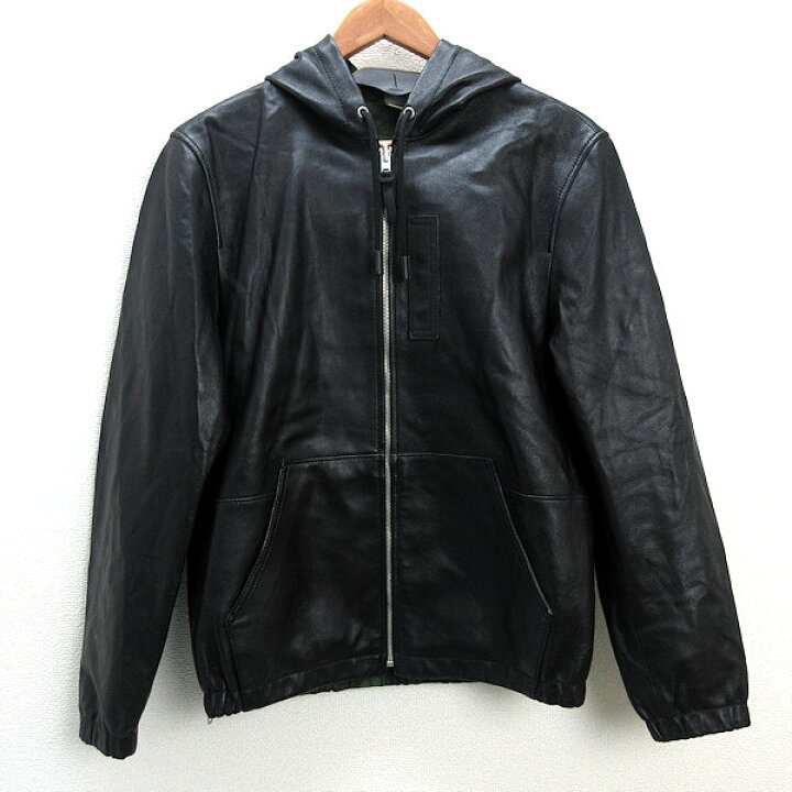 楽天市場】y□コーチ/COACH リバーシブルフードレザーJKT Reversible 