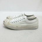 s■【26.5cm】コンバース/Converse JACK PURCELL キャンバススニーカー■白/MENS/38【中古】