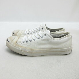 s■【26.5cm】コンバース/Converse JACK PURCELL キャンバススニーカー■白/MENS/38【中古】