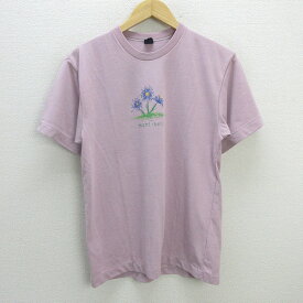 y■日本製■モンベル/MONT-BELL ウィックロンTシャツ■紫【メンズXS】MENS/230【中古】