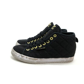 s■【23.0cm】アディダス/adidas Originals 17SS adiHONEY MID UP QUILT AC S76895 スニーカー■黒/LADIES/29【中古】