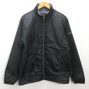 g■ホンマ/HONMA 中綿ジャケット/ゴルフウェア 461-317401【M】黒/men's/34【中古】■