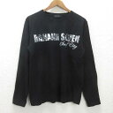 g■バナナセブン/BANANASEVEN ロンT/カットソー【L】黒/men's/1【中古】
