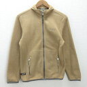 n■エーグル/AIGLE フルジップフリースジャケット【XS】キャメル/men's/77【中古】