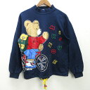 g■ミキハウス/MIKI HOUSE スウェットシャツ/トレーナー【M】紺/men's/16【中古】■
