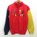 g■ミキハウス/MIKI HOUSE ハーフジップ/スウェット【M】赤/men's/36【中古】■