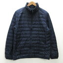 U■ユニクロ/UNIQLO ウルトラライトダウンジャケット【L】紺/men's/C42【中古】■