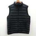 U■ユニクロ/UNIQLO ウルトラライトダウンベスト【L】黒/men's/E47【中古】■