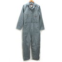 K■ディッキーズ/Dickies つなぎ カバーオール 長袖オーバーオール【S】灰色/MENS■17【中古】