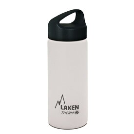 LAKEN(ラーケン) クラシック・サーモ0.5L ホワイト PL-TA5B 保温 保冷ボトル 水筒 ボトル 大人用水筒 マグボトル