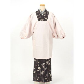 割烹着 かっぽう着 水屋着 85cm 洋装 着物 日本の縫製 綿100％ ピンク 無地