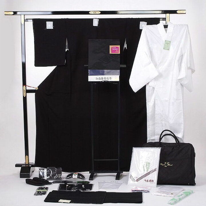 楽天市場】喪服セット 喪服着物 黒紋付 夏冬喪服 最高級 皇室献上 お  