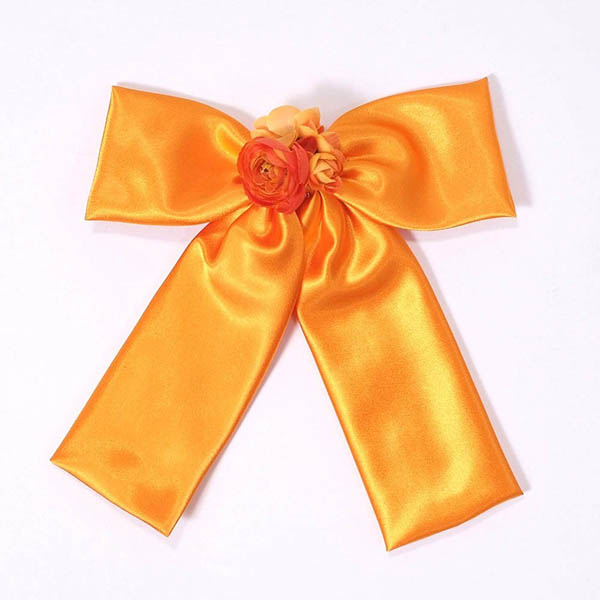 【SALE／102%OFF】 成人式 振袖 卒業式 袴 リボン 髪飾り 贈答 着物 オレンジ 和装 簪 サテン