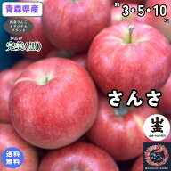 【送料無料】青森県産　さんさ　家庭用　3・5・10kg(約3・5・10キロ） 早生種りんご　食品　果物　フルー…