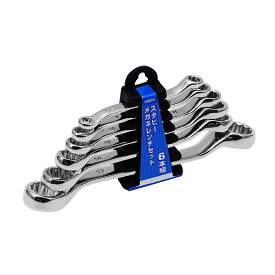 M&M スタビー メガネレンチセット 6本組 No.301