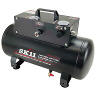 SK11 補助エアータンク 25L [サブタンク スペアタンク 増設 コンプレッサ 負荷軽減 エアー工具 エアーツ…