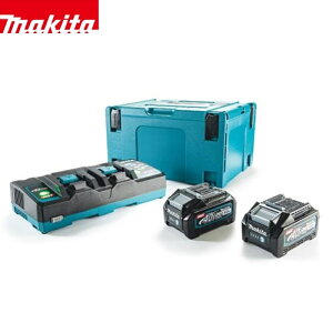 �}�L�^ makita 40Vmax �p���[�\�[�X�L�b�g XGT10 ���o�̓^�C�v [�n�C�p���[ ������ ���ϋv ���`�E���C�I���o�b�e�� �[�d�� �h��] A-74859
