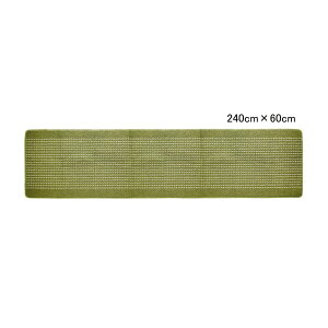 �I�J �D����(�䂤�Ƃ�����) �􂢂₷���L�b�`���}�b�g 240cm×60cm [�L�b�`�� �䏊 ���ׂ�~�� �����] �O���[��