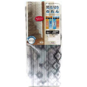 aOrA Ԏd؂̂ 90×250cm O[ [ȃGl fM  ~ g[ [ J[e CeA] LMP-02 GY