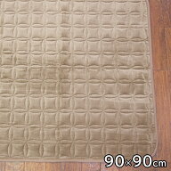 キョーエー こたつペット 90×90cm [こたつ用 敷布団 マット カーペット あったか 暖かい] ブラウン