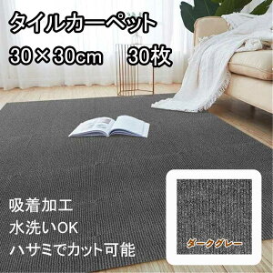 ���a �^�C���J�[�y�b�g 30×30cm 30���� �_�[�N�O���[ [�t���A�}�b�g �~�� �z�� �n�T�~�ŃJ�b�g ���� �₦ �� �y�b�g] towa-tp8500-darkgray