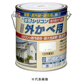 ニッペホームプロダクツ 水性シリコン外かべ用（アイボリー） 【2kg】