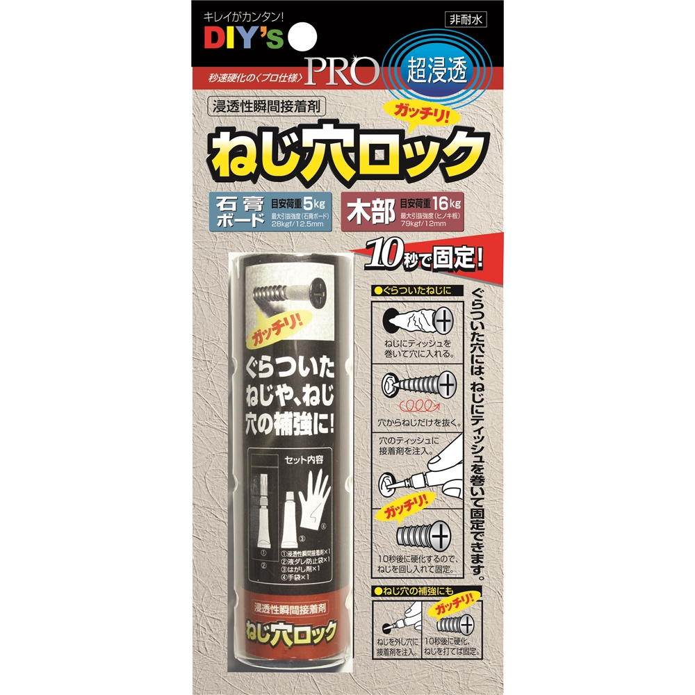 SALE 63%OFF 建築の友 浸透性瞬間接着剤 定番のお歳暮＆冬ギフト NL-01 ねじ穴ロック