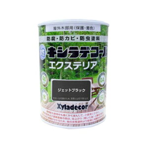 カンペパピオ 水性キシラデコール エクステリアS ジェットブラック 0.4L