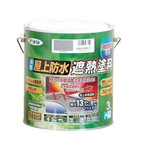 楽天市場】水性屋上防水遮熱塗料 3l ライトグレーの通販